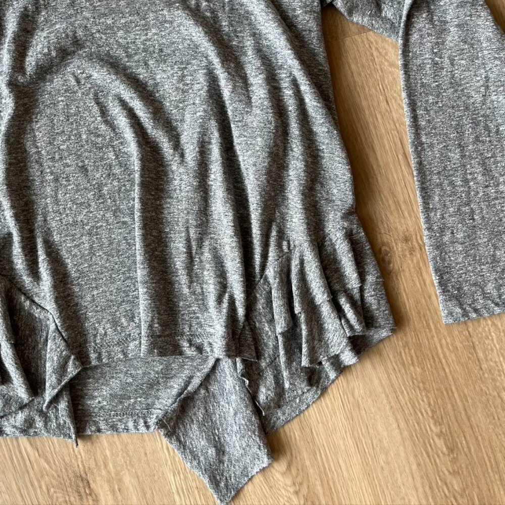 ** Current Elliot the Tier Scoop-Neck Long-Sleeve Top - heather grey - Picture 4 of 10